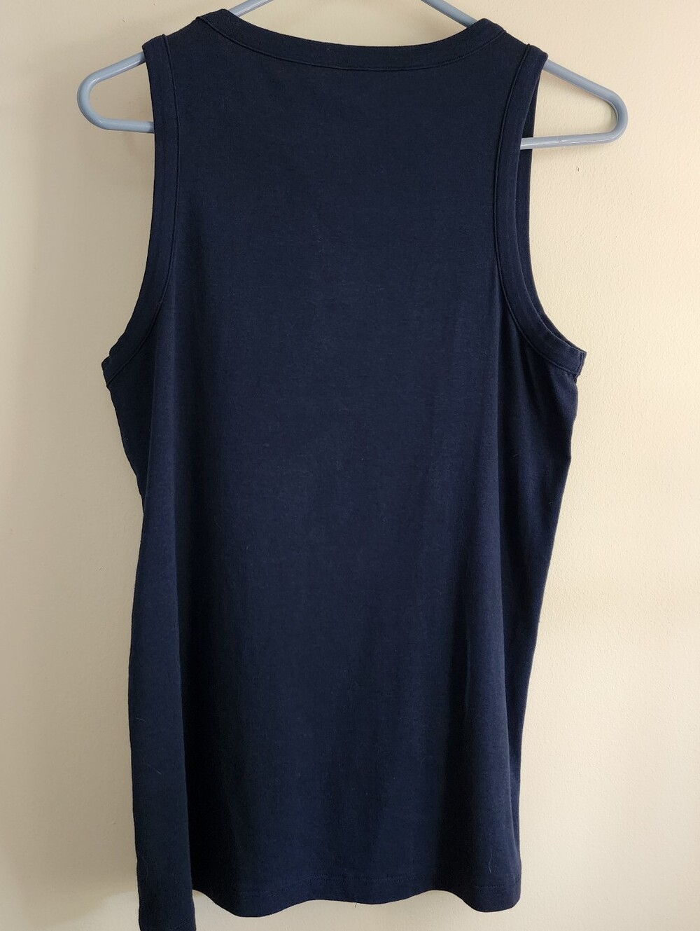 Time & Tru Navy Sleeveless Tank Top Lg 12-14 - Picture 3 of 3